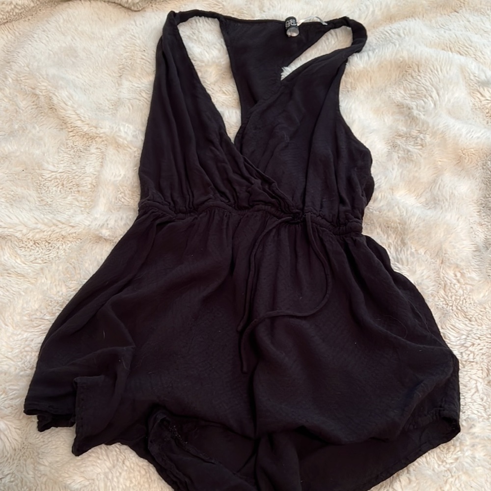 Out From Under Black Romper